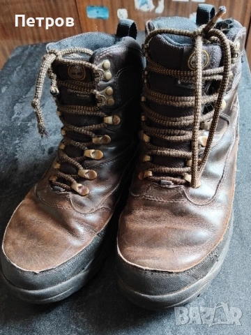 Зимни, кожени Обувки Timberland 41 , снимка 3 - Мъжки боти - 53563325
