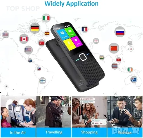 Преводач с изкуствен интелект 137 езика Neo Classic, снимка 6 - Слушалки и портативни колонки - 48788360