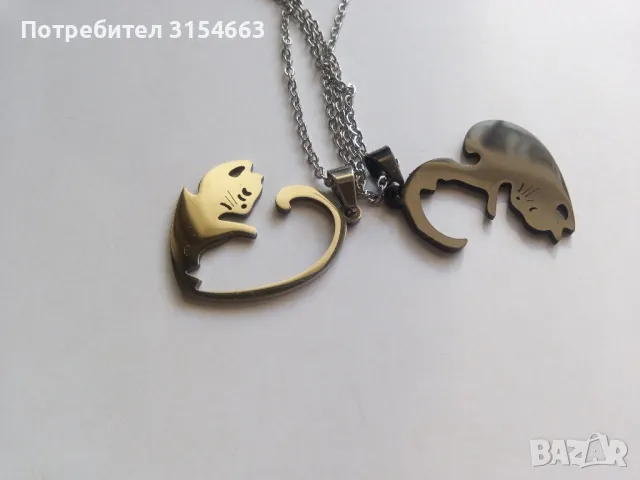 Комплект колиета с котки , снимка 6 - Бижутерийни комплекти - 48758000