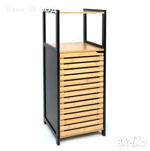Бамбуков шкаф за баня, снимка 2 - Шкафове - 51522112