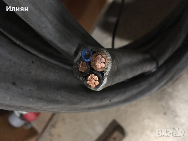 Свт кабел трифазен 3х25+16, 12.8м., снимка 4 - Други машини и части - 35123208