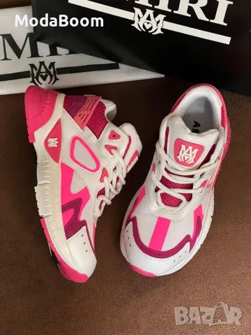 Amiri розови дамски маратонки , снимка 3 - Маратонки - 48455941