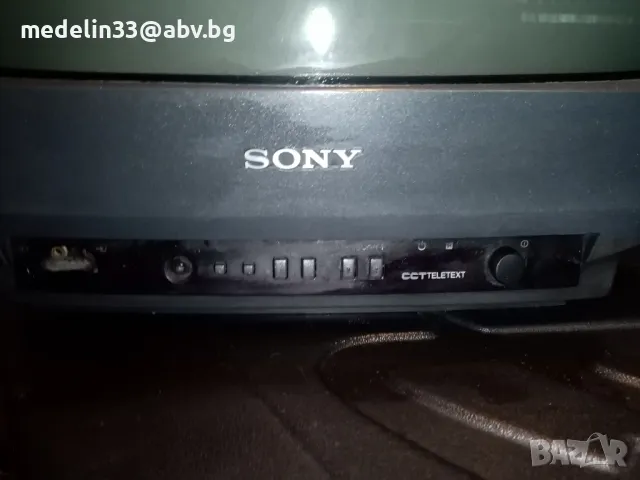 SONY Trinitron 14 inch, перфектно работещ телевизор, снимка 4 - Телевизори - 49332753
