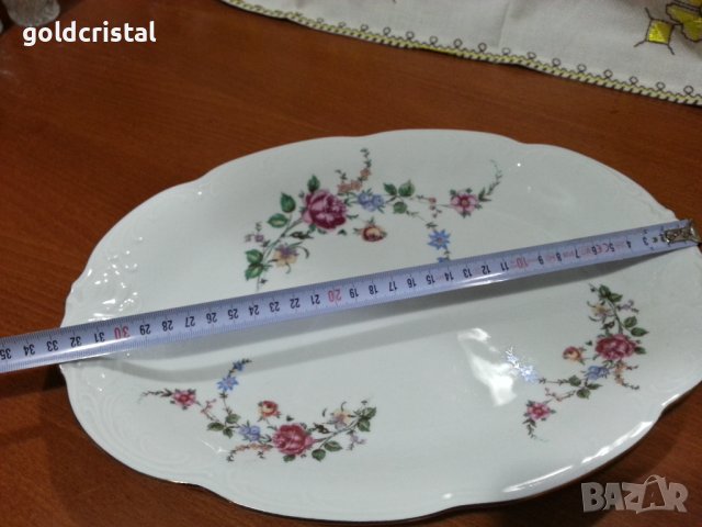 Стар полски порцелан плато , снимка 5 - Антикварни и старинни предмети - 43453234