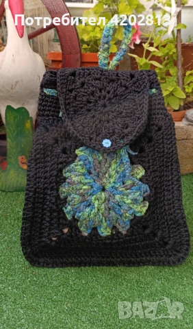 Ръчна изработка ранички и чанти , плетени на една кука , снимка 2 - Чанти - 51585090