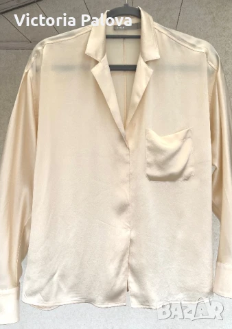 LUXURY копринена блуза/риза VINCE., снимка 10 - Ризи - 51424339