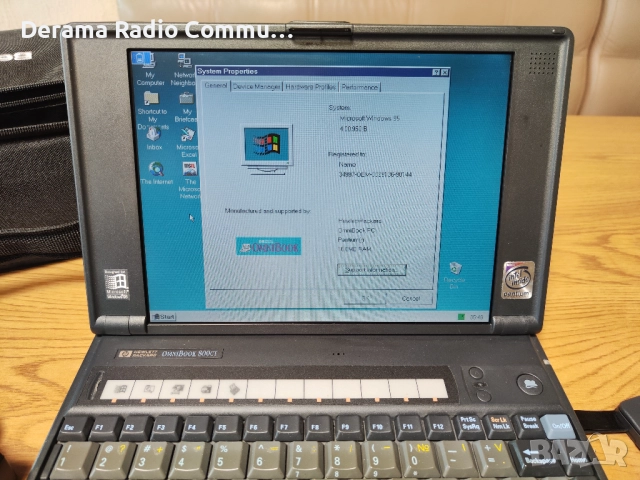 Колекционерски лаптоп HP OmniBook 800CT , снимка 12 - Лаптопи за работа - 52717739