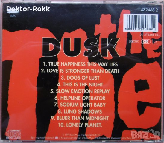 The The – Dusk (1993, CD), снимка 2 - CD дискове - 38440506