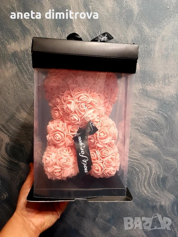 Мече от рози , снимка 4 - Романтични подаръци - 53053698