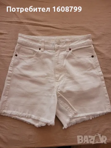 Дамски дънкови къси панталони H&M, снимка 1