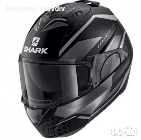 Каска Shark EVO - ES мото мотор модуларна каска шлем, снимка 8 - Аксесоари и консумативи - 49161365