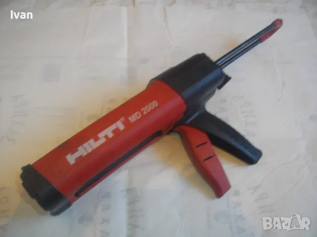 HILTI MD 2000 Made in SWITZERLAND Ръчен уред пистолет за нанасянане на двукомпонентни лепила и смоли, снимка 3 - Други инструменти - 47518708