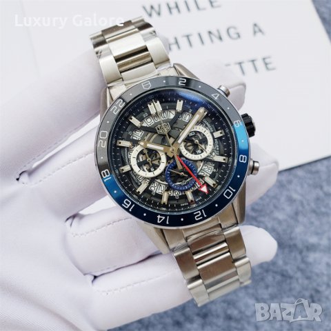 Мъжки часовник TAG Heuer Carrera Calibre Heuer 02 GMT с кварцов механизъм, снимка 2 - Мъжки - 38843020