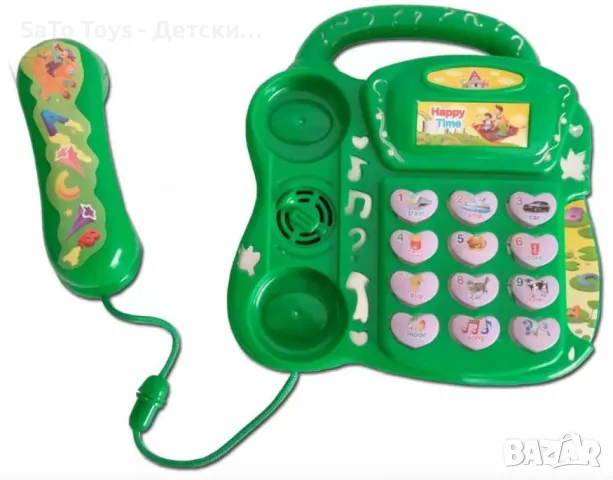 Образователна играчка „Обучаващ телефон“ – Интерактивно обучение за деца, снимка 4 - Музикални играчки - 50019679