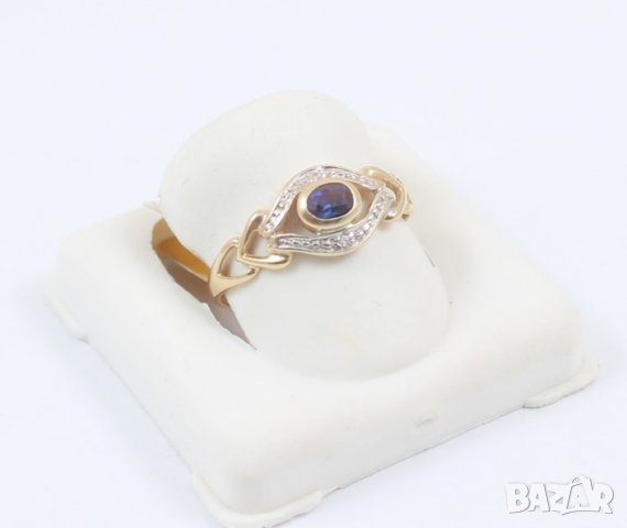нов златен пръстен 48775-1, снимка 6 - Пръстени - 39599726