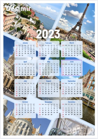 Персонализирани календари – подарък, който радва цяла година!, снимка 5 - Декорация за дома - 52690740