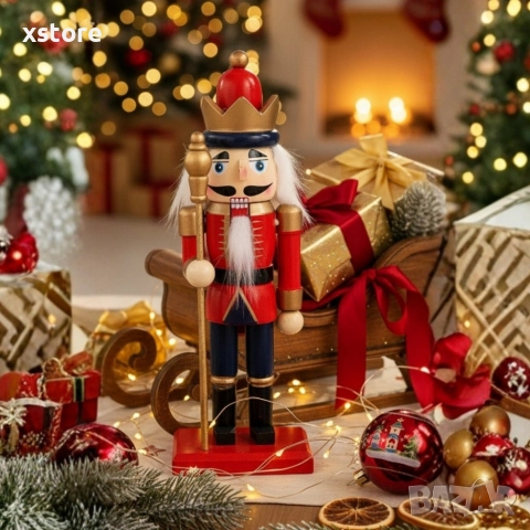 Дървена Коледна фигурка – Малък детайл, голям празничен уют, снимка 2 - Декорация за дома - 52737846