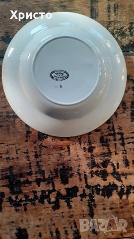 чиния порцеланова антика от края на 19-ти век Yeddo U&C Sarreguemines, снимка 3 - Антикварни и старинни предмети - 33241814