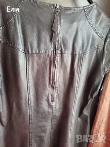 Кожена рокля естествена кожа , снимка 5 - Рокли - 53062860