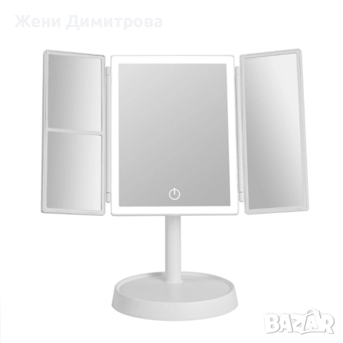Преносимо LED огледало с осветление, снимка 4 - Козметични уреди - 52958897