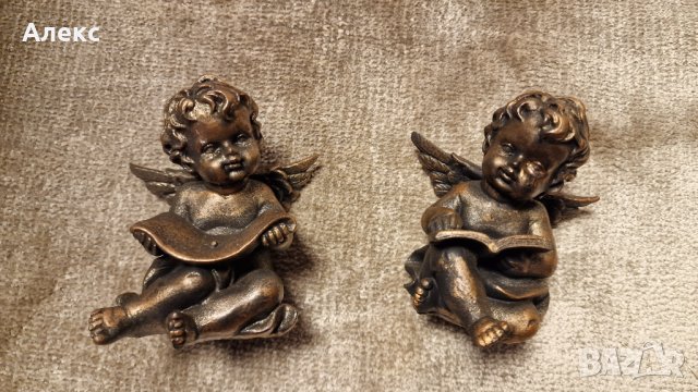 Комплект разкошни ангелчета, снимка 3 - Декорация за дома - 43245189