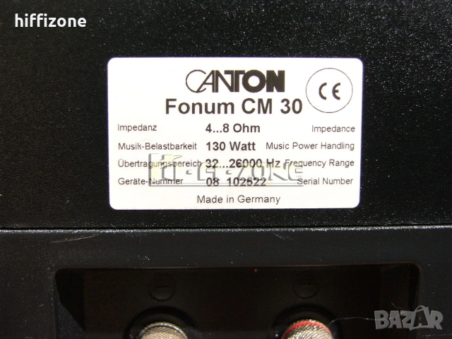  Център Canton fonum cm30 , снимка 10 - Тонколони - 53441062