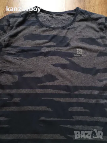 Salomon - безшевна мъжка тениска М, снимка 2 - Тениски - 49844312