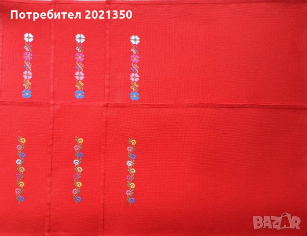 Ръчно бродирани подложки за сервиране с български мотиви, снимка 5 - Декорация за дома - 30504331