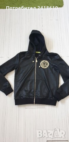 VERSACE Jeans Couture Womens Hoodie Size S /XS ОРИГИНАЛ! Дамски Суичер Тип Яке!, снимка 6 - Спортни екипи - 33116828