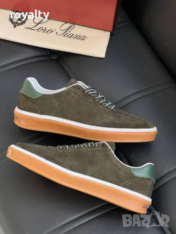 Loro Piana - Естествен Велур Дамски Обувки , снимка 3 - Маратонки - 49483522