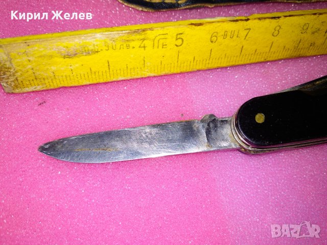 INOX Старо НЕМСКО БОЦМАНСКО МНОГОФУНКЦИОНАЛНО ДЖОБНО НОЖЧЕ Рядък КОЛЕКЦИОНЕРСКИ МОДЕЛ в КАЛЪФ 43163, снимка 12 - Други ценни предмети - 44010249