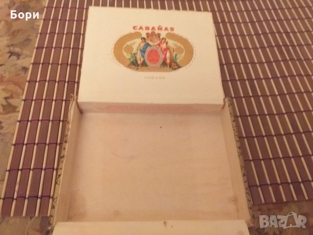 Дървена кутия CABANAS - HABANA  от пури, снимка 9 - Други ценни предмети - 28059228