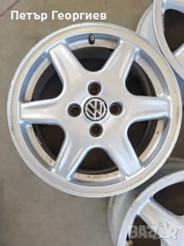 АЛУМИНИЕВИ ДЖАНТИ- ФОЛКСВАГЕН -4х100х57-15цола, снимка 3 - Гуми и джанти - 47575481