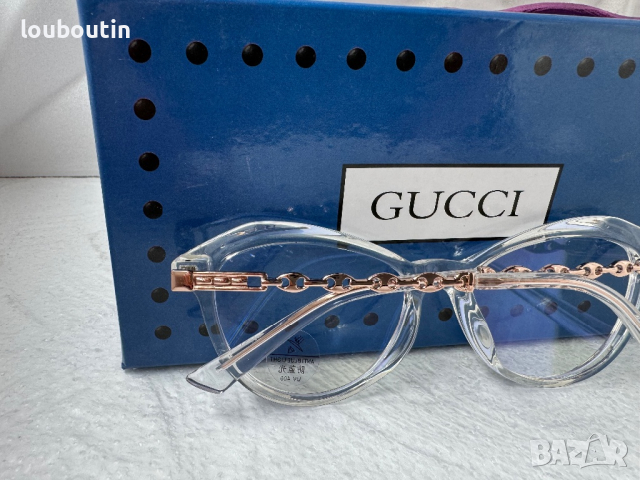 Gucci диоптрични рамки.прозрачни слънчеви,очила за компютър, снимка 11 - Слънчеви и диоптрични очила - 44845976
