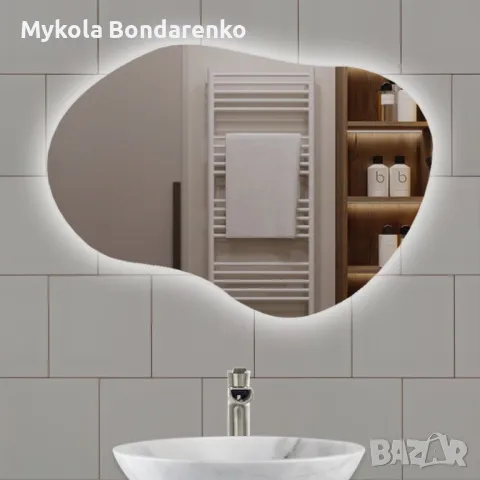 Огледало с лед осветление за стена