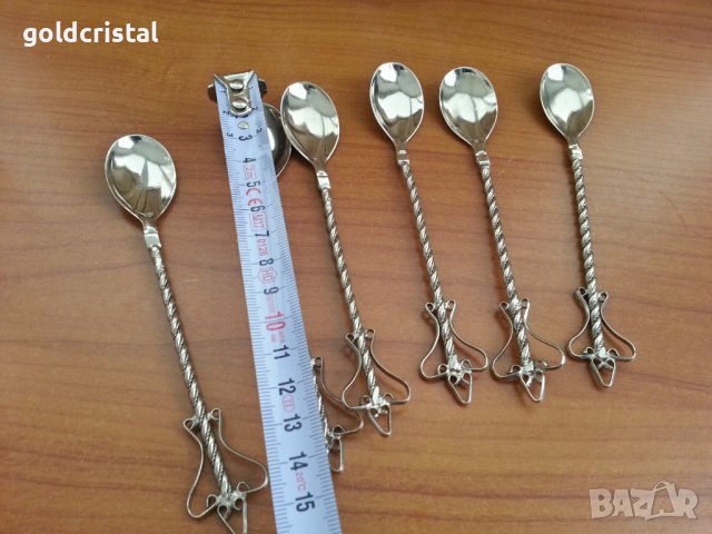 Руски лъжички филигран, снимка 3 - Антикварни и старинни предмети - 36680427