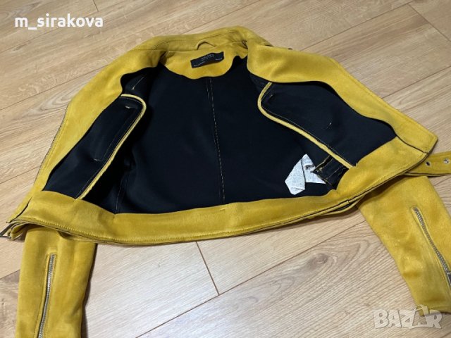 Дамско велурено яке Zara, снимка 4 - Якета - 44862215