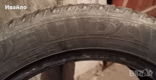 Продавам 2 броя зимни гуми 195.55.16 на 1 сезон дот 2019 Fulda , снимка 4 - Гуми и джанти - 52797497
