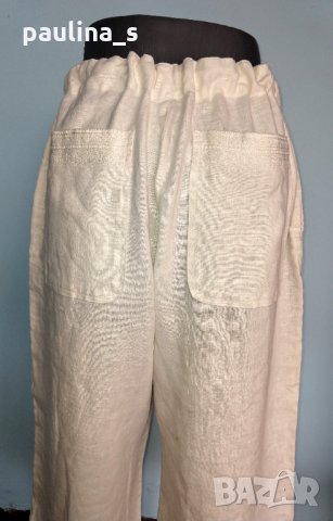 Ленени панталони "4 you" / голям размер , снимка 4 - Къси панталони и бермуди - 28301572