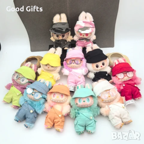 Лабубу ключодържател с дрехи, Labubu 17cm, снимка 2 - Други - 51271988