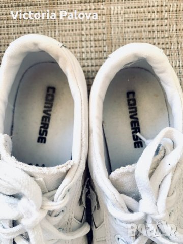 Бели CONVERSE,оригинал, снимка 13 - Кецове - 37311833