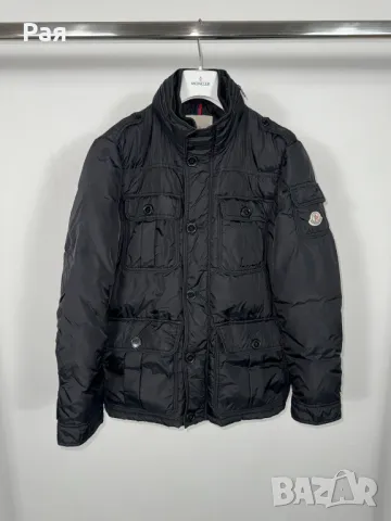 Яке Moncler Lyon размер 4 черно – XL мъжко пухено яке, снимка 2 - Якета - 50368175