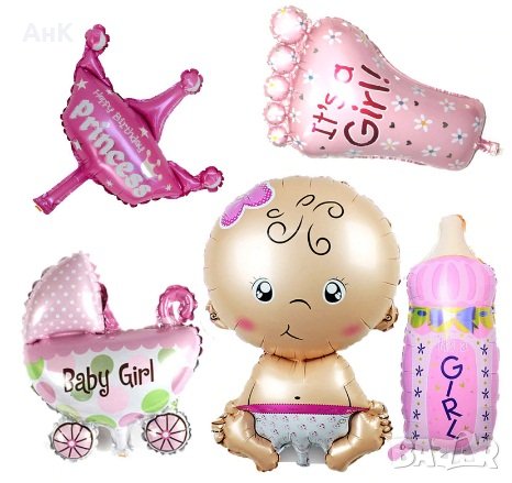 5 балона за бебе - изписване, питка, кръщене, рожден ден в Други в гр.  Варна - ID28860158 — Bazar.bg