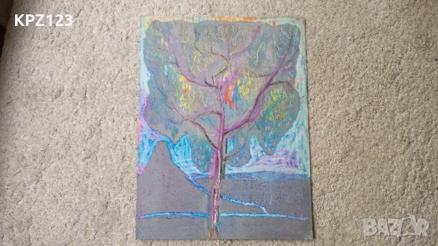 КАРТИНА АБСТРАКЦИЯ смесена ТЕХНИКА