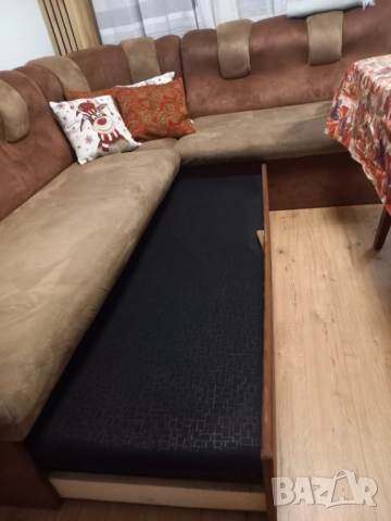 Продавам употребяван ъглов диван, снимка 5 - Дивани и мека мебел - 52763181