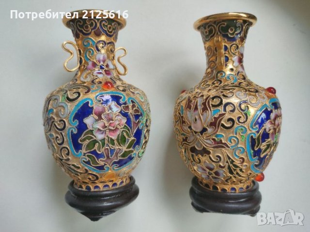  Две стари и много запазени китайски вази., снимка 1 - Вази - 38570772