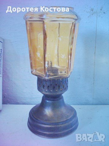 Стара газова лампа 3, снимка 5 - Антикварни и старинни предмети - 27284164