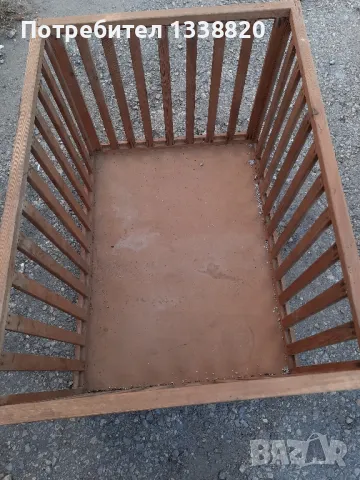 детска дървена кошара