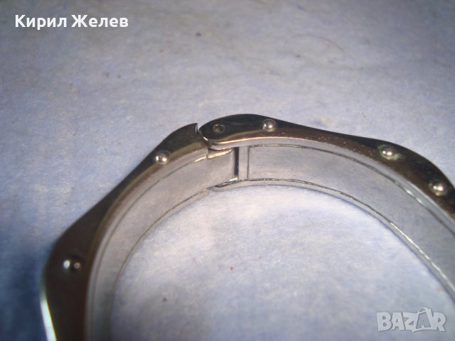 КРАСИВА СТИЛНА МАСИВНА ФЕШЪН - АРТ ОРНАМЕНТИРАНА ГРИВНА с ФАСЕТИРАНИ ЦИРКОНИ 27928, снимка 9 - Гривни - 37065272