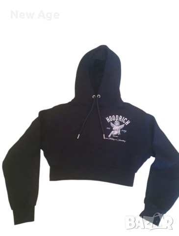 HOODRICH СУИТЧЪР С КАЧУЛКА GLOW CRP HD BLK р. XS